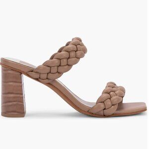 Dolce Vita Paily Tan Cafe Nude Braided Heels